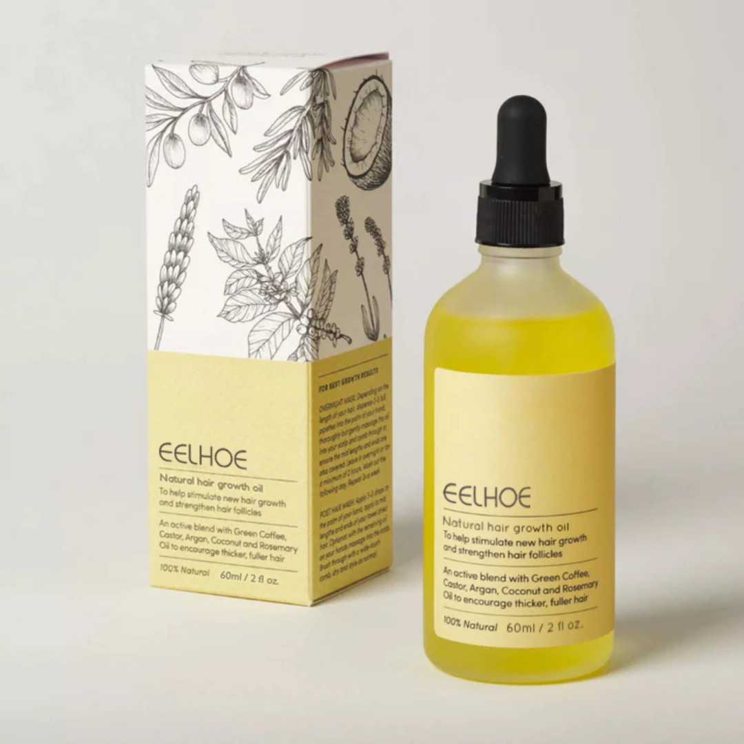 Eelhoe – huile de croissance capillaire au gingembre, traitement naturel  Anti-perte de cheveux, Solution nutritive hydratante, produits de soins