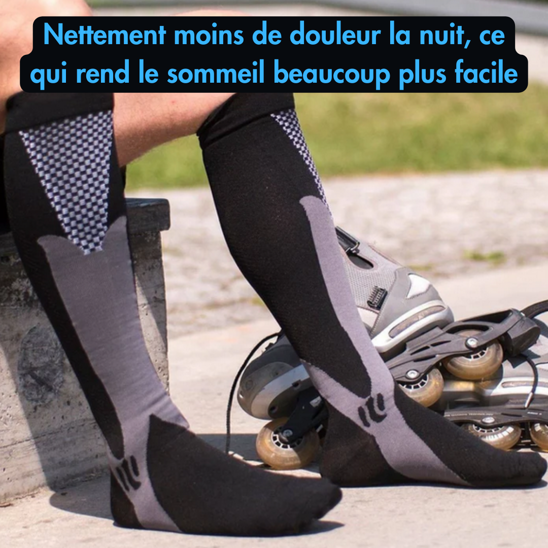 ConfortPress Chaussettes de Compression Anti Fatigue