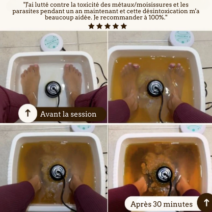 PiedPure™ Bain de Pieds Ionique Désintoxiquant