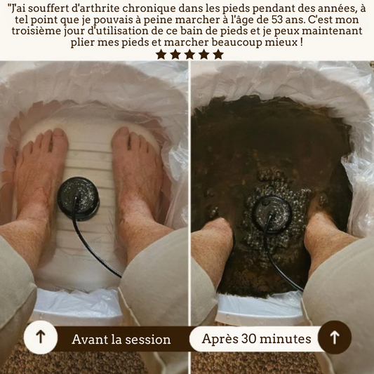 PiedPure™ Bain de Pieds Ionique Désintoxiquant